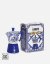 Bialetti - Moka Express Dolce & Gabbana,Blue, 6 cups