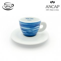 dAncap - šálek s podšálkem na espresso, Preziosa, hladina moře, 60 ml