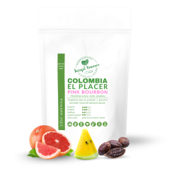 Colombia El placer pink bourbon, čerstvě pražená káva, min. 50 g-KOPIE