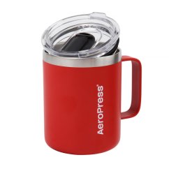 AeroPress cestovní hrnek 350 ml, červený