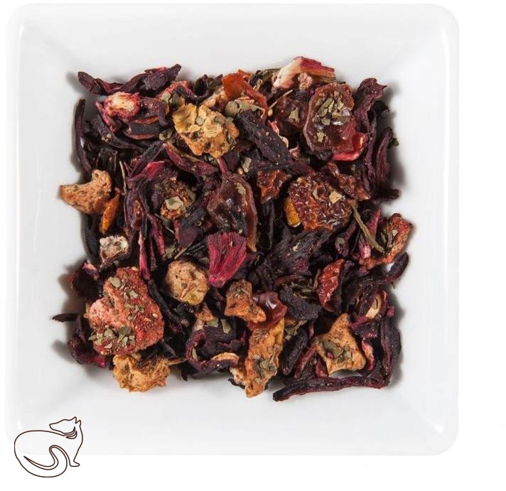Jahody se smetanou – ovocný čaj aromatizovaný, min. 50g