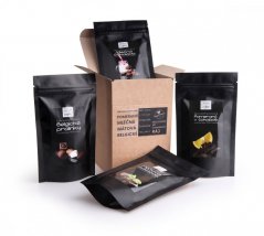Čokoládový ráj - degustační set aromatizovaných káv, 200 g