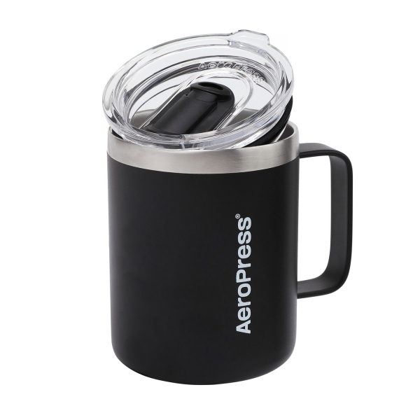 AeroPress cestovní hrnek 350 ml, Černý