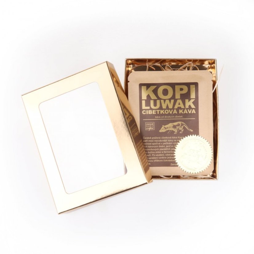 Cibetková káva Kopi Luwak Papua, 1 porce 9 g