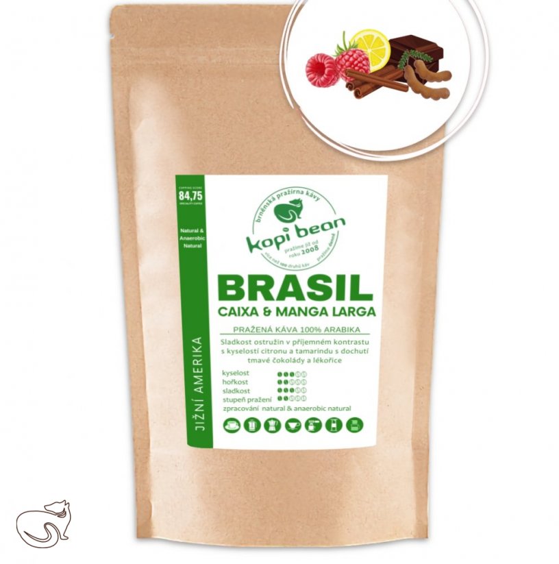 Brasil Caixa & Manga Larga - свіжообсмажена кава, мін. 50 г