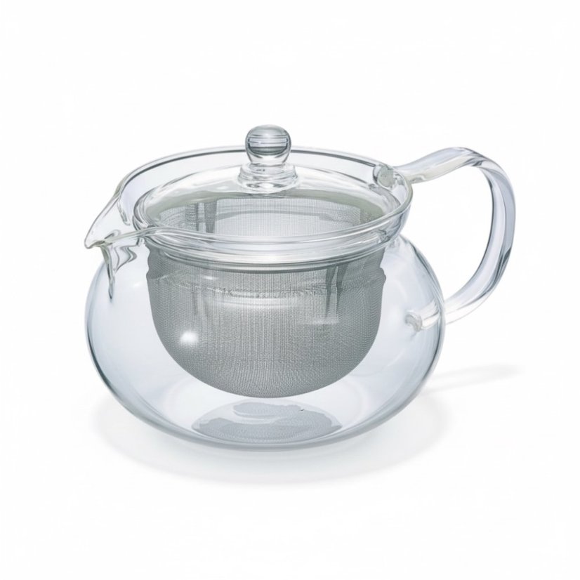 Hario | Čajová konvice Chacha Kyusu Maru, 450 ml, Sklo