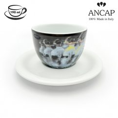 dAncap - šálek s podšálkem cappuccino Grande Musica, Moskva, 190 ml