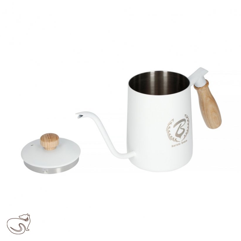 Barista Space - білий чайник з гусячою шийкою, 600 мл