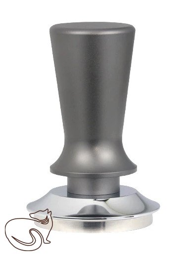 kawio - Tamper, pěchovač na kávu s kontrolou tlaku šedý, 51 mm 1ks