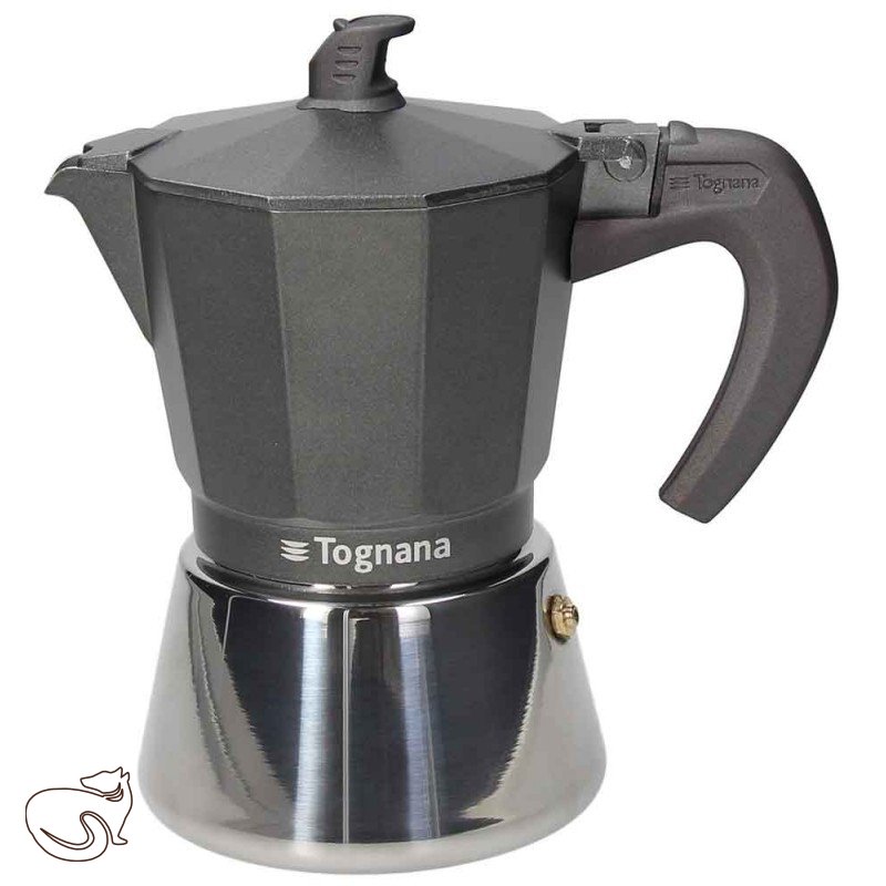 Tognana - Ultra Class, індукційна каструля мокко на 3-6 чашок - Počet šálků: 3 (150ml)