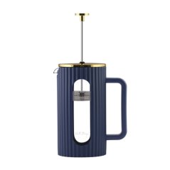 Vialli Design - Livio French press modro-zlatý, 1 l