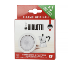 Bialetti - NEW, express, brikka, moka induction, orzo express 1x těsnění + filtr, objem 6 šálků