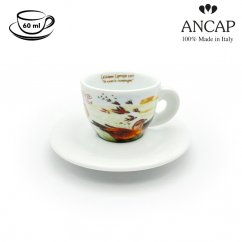 dAncap - чашка з блюдцем для еспресо Ottobre (жовтень) Anno Di Campagna