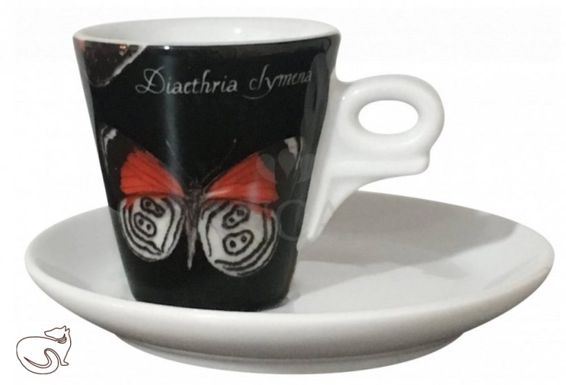 dAncap - šálek s podšálkem espresso Magie, diaethria