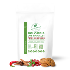 Colombia Finca Los Nogales Pepper Bourbone washed, čerstvě pražená káva min. 50 g