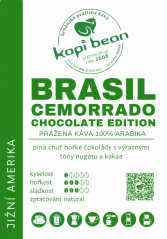 Brasil Cemorrado Chocolate Edition - čerstvě pražená káva, min. 50g