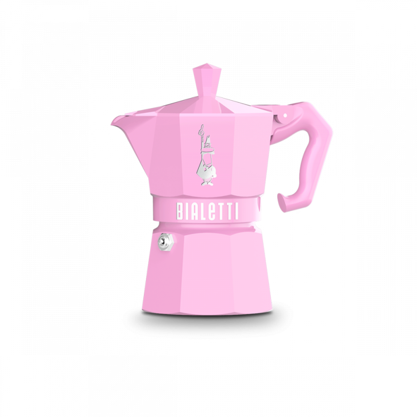 Bialetti -  Moka Exclusive moka konvička, 3 šálky, různé barvy - Moka Exclusive: černá