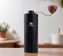 kawio - C2, ruční mlýnek na kávu černý