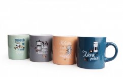 Smart cook - ceramic mug with inscriptions for 180 ml, multiple colors