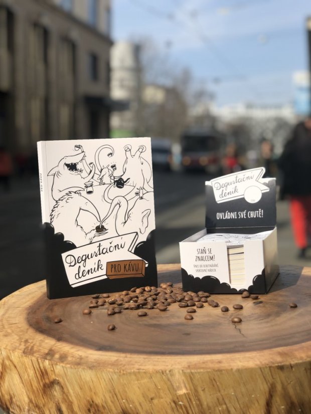Degustační deník na kávu diář