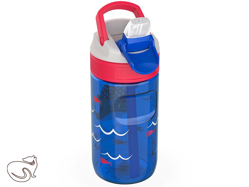 Kambukka - Пляшка для дітей LAGOON Captain Whale, 400 мл