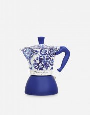 Bialetti - Moka Express Dolce & Gabbana indukční, Modrá, 6 šálku