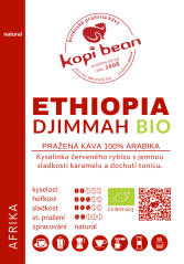 Ethiopia Djimmah BIO – čerstvě pražená káva, min. 50g