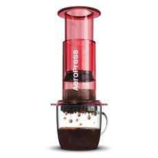 AeroPress | Cestovní kávovar Clear, Červený Tritan