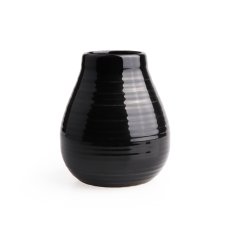 Kalabasa | na čaj Maté Vroubek, 330 ml, Černá keramika