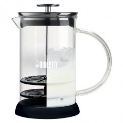 Bialetti - Ruční napěňovač mléka skleněný - 330 ml