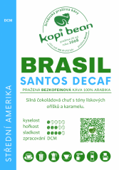 Brasil Santos Decaf DCM - свіжообсмажена кава, мін. 50 г