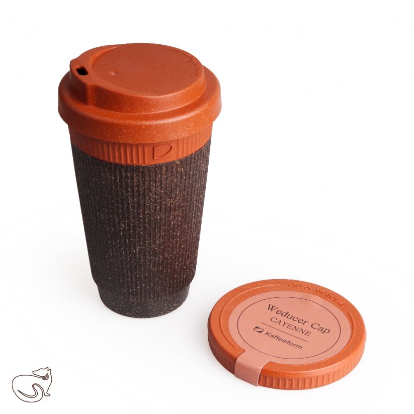 Kaffeeform - Чашка Weducer Refined з 2 кришками, 350 мл