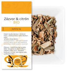 Bylinný čaj Citrón se zázvorem BIO – Imunita a energie