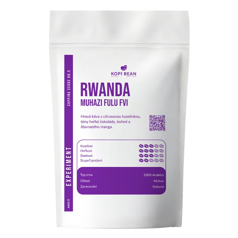 Rwanda Muhazi Fulu FVI (Red Bourbon), natural