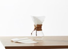 Paper filters for drip trays type chemex round, 40 pcs