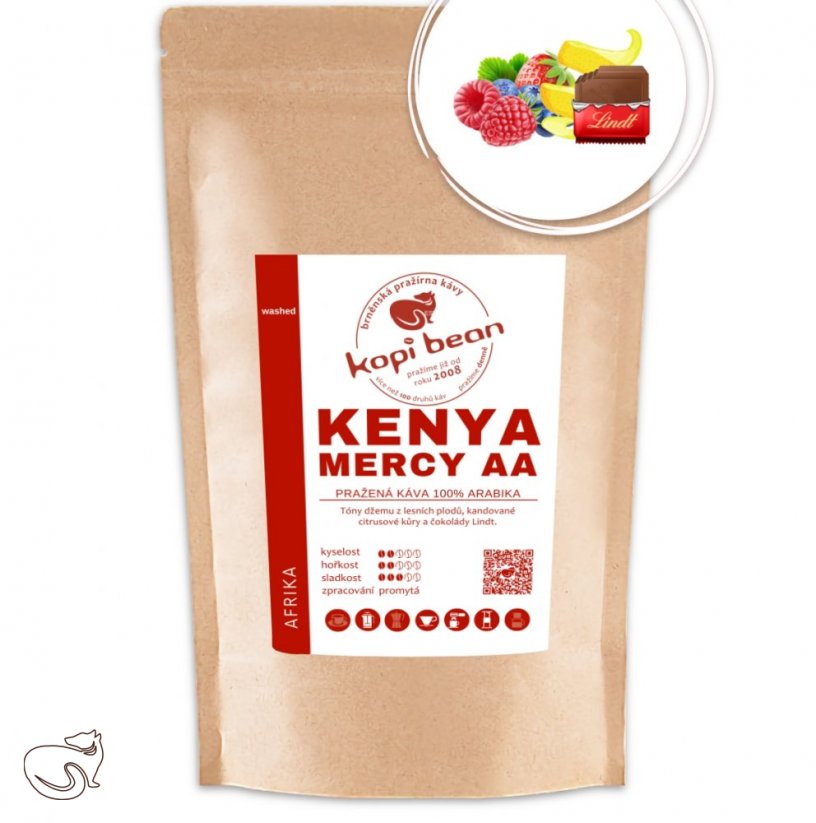 Kenya Mercy AA  – čerstvě pražená káva Arabika, min. 50 g