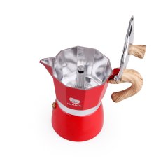 kawio | Moka Pot – 3 cups (150 ml) – Red