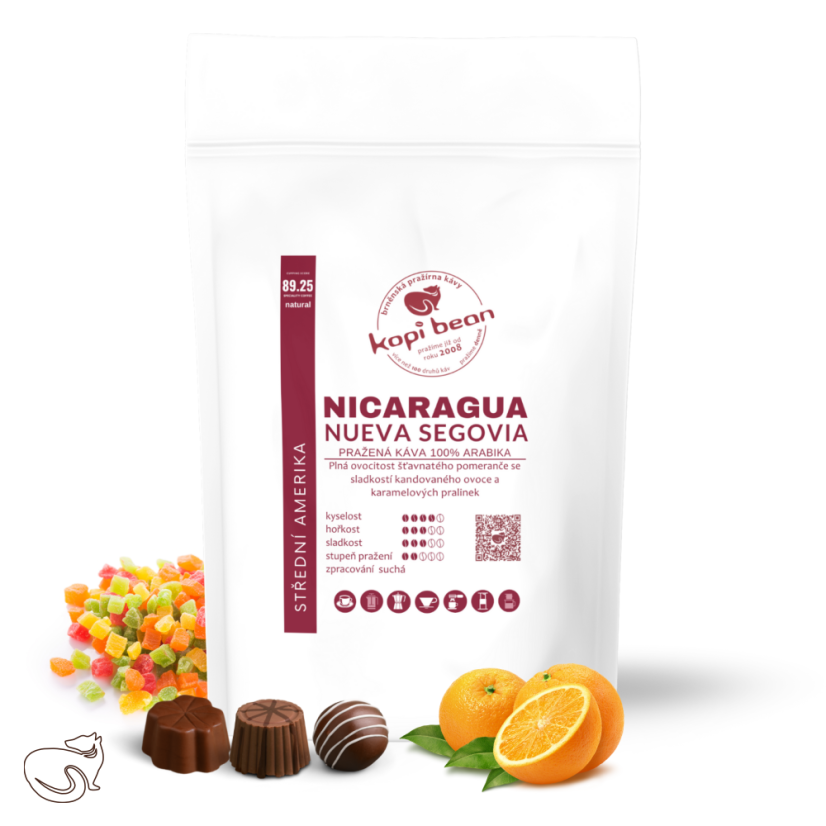 Nicaragua Nueva Segovia - Azelfafage VGRR - čerstvě pražená káva, min. 50g