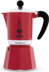 Bialetti - RAINBOW, moka pot red, 1 cup