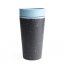 rCUP Black and Blue kelímek na kávu recyklovaný vodotěsný 340 ml