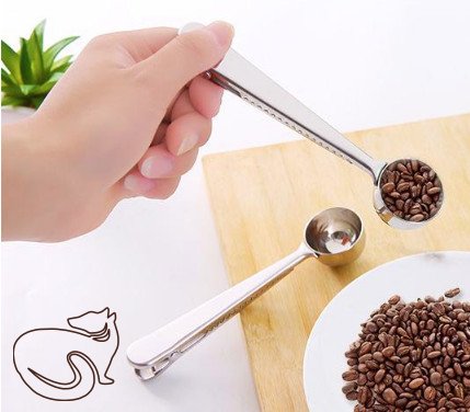 kawio - Odměrná lžíce na kávu s klipem 1ks