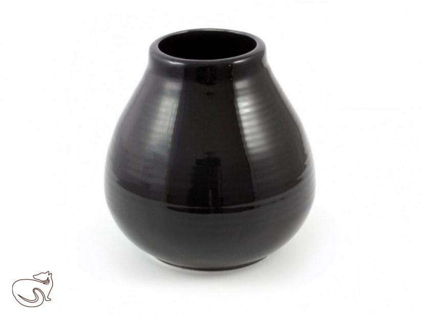 Calabasa - PERA, чорна кераміка для чаю Мате