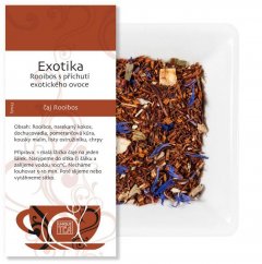 Exotické ovoce – rooibos čaj aromatizovaný, min. 50g