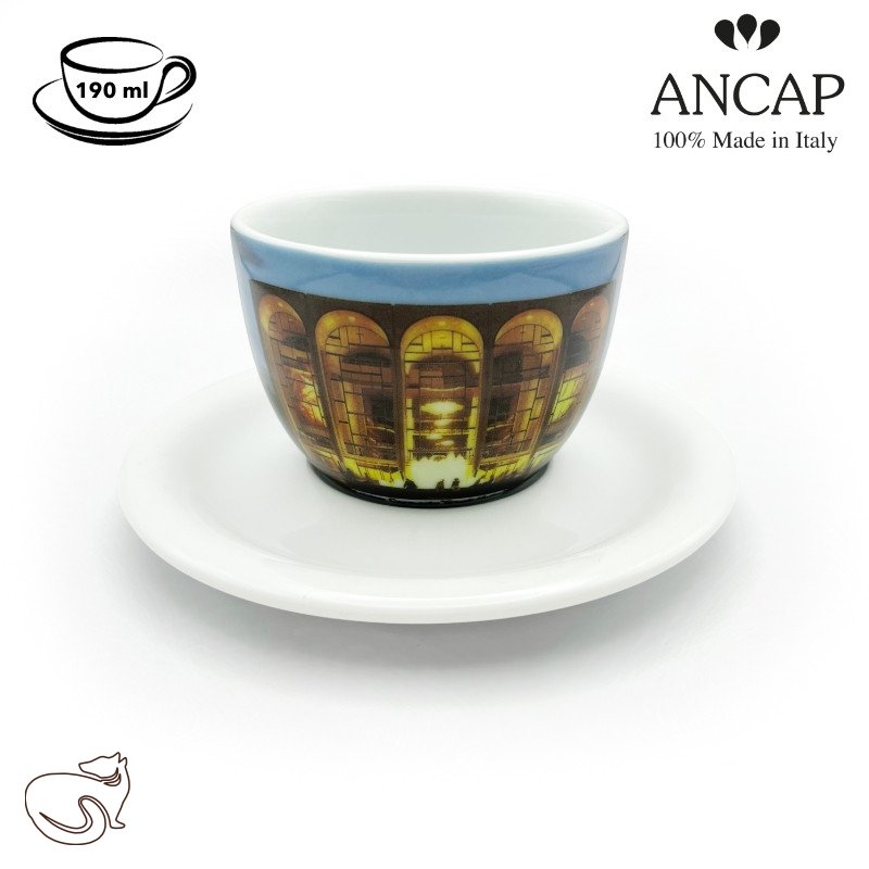 dAncap - šálek s podšálkem cappuccino Grande Musica, New York, 190 ml