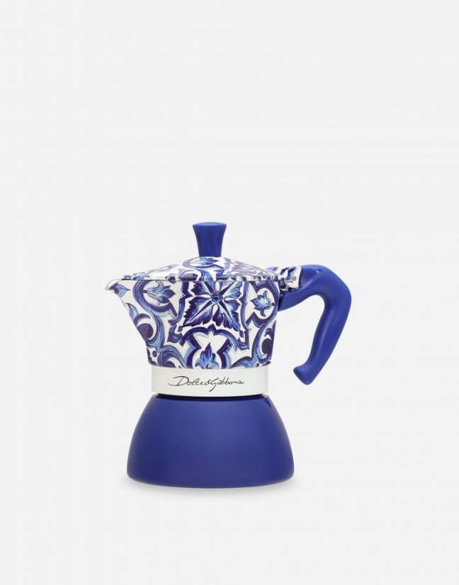 Bialetti - Moka Express Dolce & Gabbana induction, Blue, 4 cups