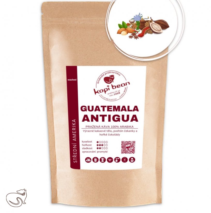Guatemala Antigua - čerstvě pražená káva, min. 50g