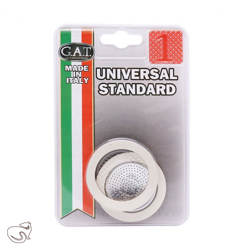 Universal replacement seal for moka pot G.A.T., 1-9 cups - Počet šálků: 1 (50 ml)