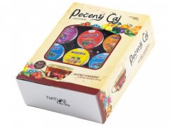 Pack of 12 baked teas, different variants of flavour