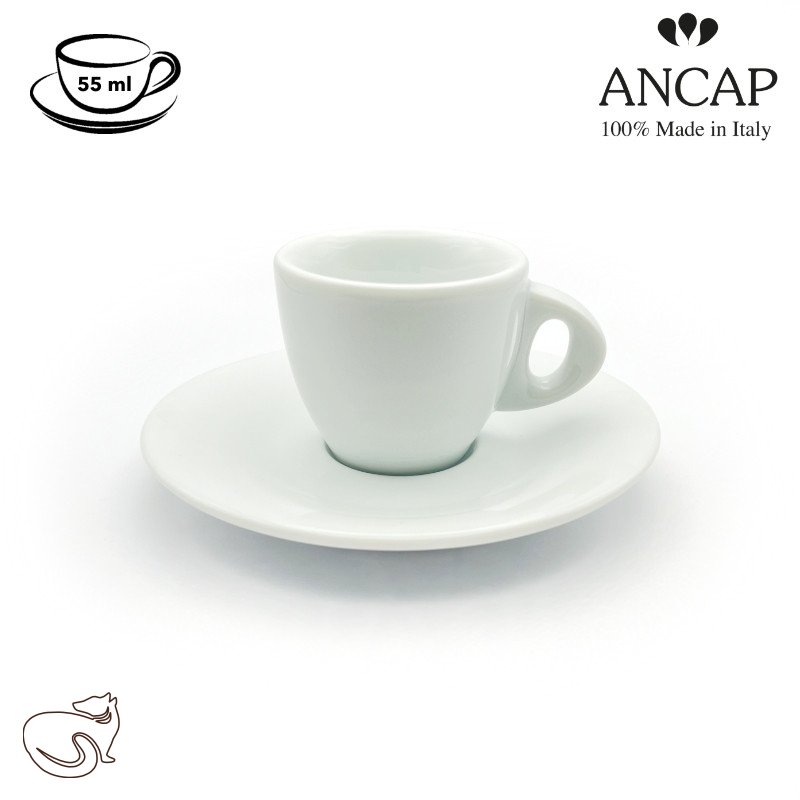 dAncap - Чашка з блюдцем для еспресо Galileo, 55 мл
