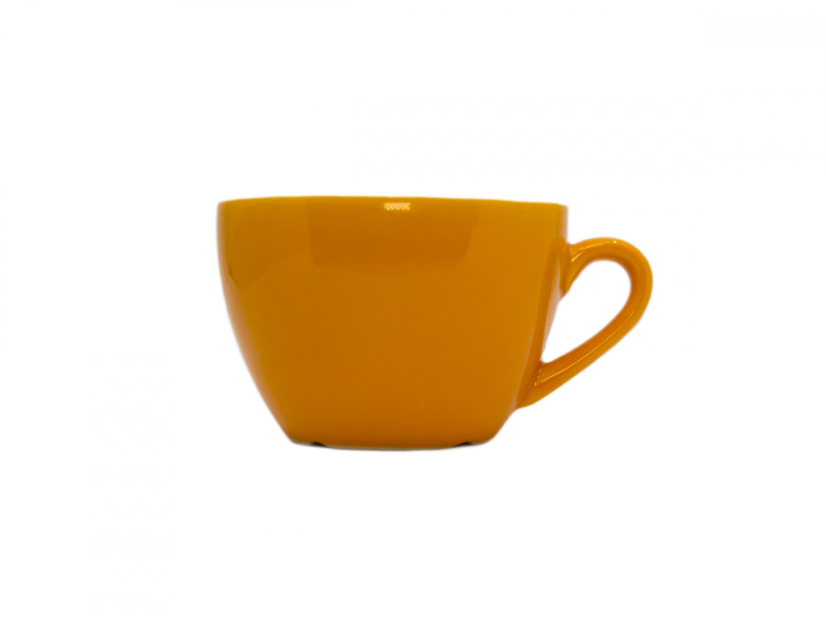 Albergo - šálek na čaj a kávu 200 ml, více barev, 1 ks - Barva: Oranžová